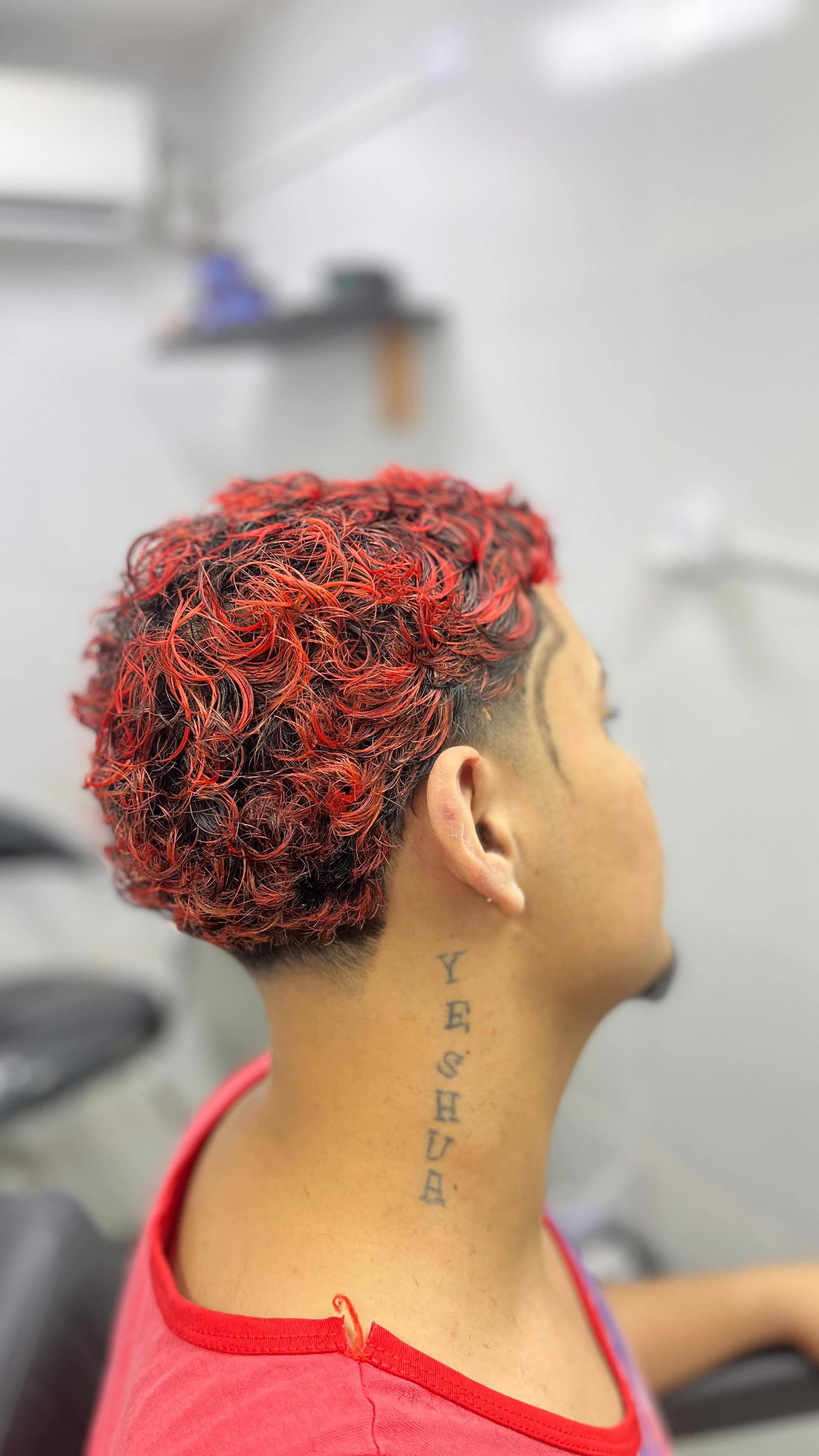 Interior da MBS Barbearia